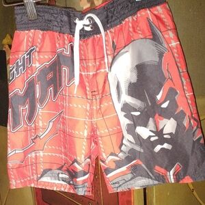 Batman Red Swim Shorts